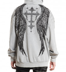 Толстовка муж. Affliction DEATH EYES GREY