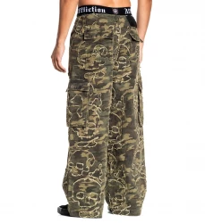 Джинсы муж. Affliction SKULL CAMO