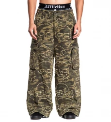 Джинсы муж. Affliction SKULL CAMO