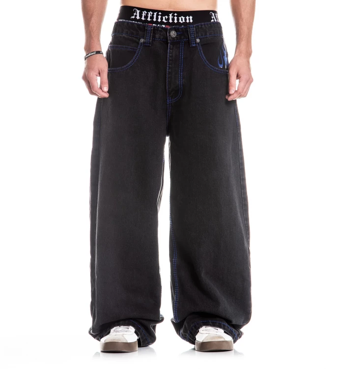 Джинсы муж. Affliction FLAMEFUL FAITH BLUE