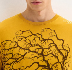 Футболка муж. Affliction BINDED MUSTARD