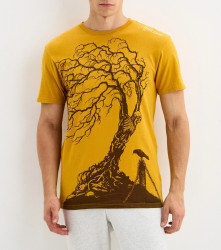 Футболка муж. Affliction BINDED MUSTARD