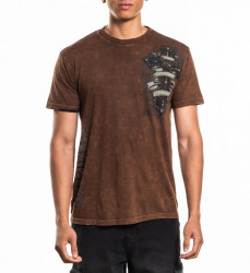 Футболка двусторонняя муж. Affliction WAGE CHAOS BROWN