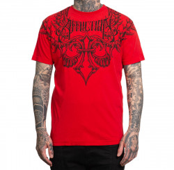 Футболка муж. Affliction VERTIBRATE RED