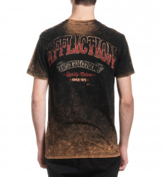 Футболка двусторонняя муж. Affliction NATIVE EXHAUST BROWN