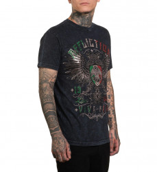 Футболка муж. Affliction IRON ASCENDER BLACK