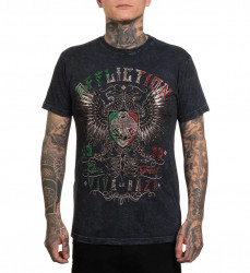 Футболка муж. Affliction IRON ASCENDER BLACK