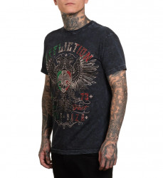 Футболка муж. Affliction IRON ASCENDER BLACK