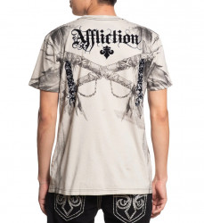 Футболка муж. Affliction INDIAN CHIEF SAND