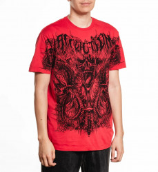 Футболка муж. Affliction CAUSTIC ABYSS RED