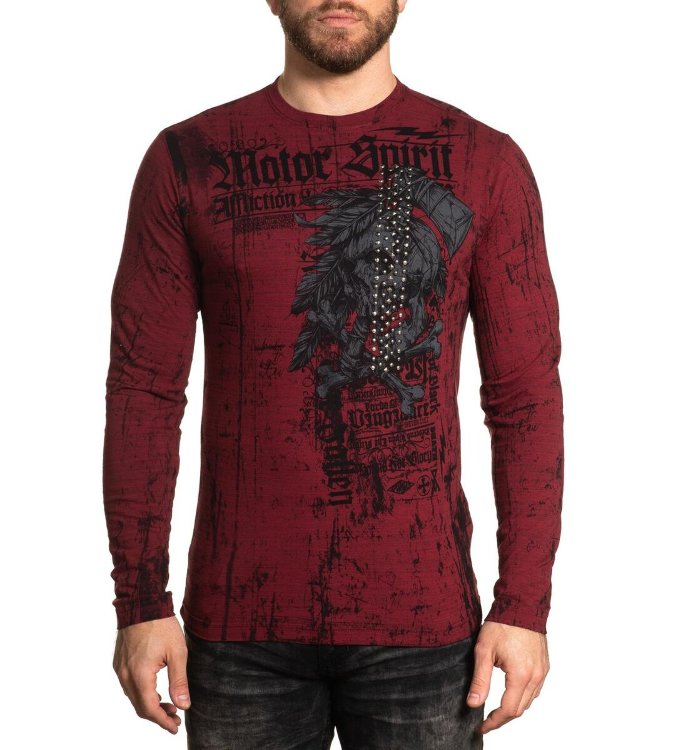 Пуловер муж. Affliction MORTAL COIL L/S THERMAL