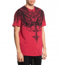 Футболка муж. Affliction DEATH EYES RED