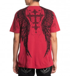 Футболка муж. Affliction DEATH EYES RED