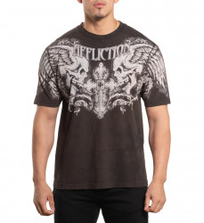 Футболка муж. Affliction WINGED UP