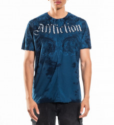 Футболка муж. Affliction DETAIL BLUE