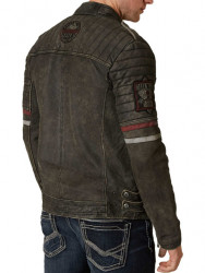 Куртка кожа Affliction муж. DESERT ROADS 