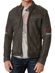 Куртка кожа Affliction муж. DESERT ROADS 