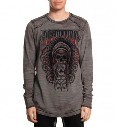 Пуловер двусторонний муж. Affliction ETHEREAL MIST