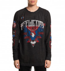 Пуловер двусторонний муж. Affliction ETHEREAL MIST