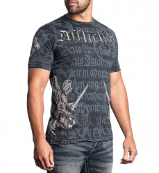 Футболка муж. Affliction KNIGHTHOOD BLACK