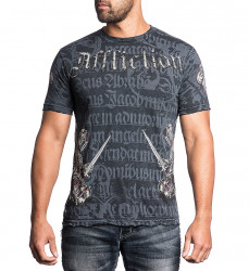 Футболка муж. Affliction KNIGHTHOOD BLACK