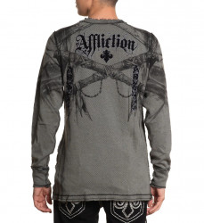 Пуловер двусторонний муж. Affliction INDIAN CHIEF SILVER