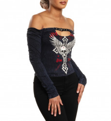 Лонгслив жен. Affliction ENDLESS FAITH 