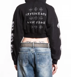 Толстовка жен. Affliction FREE MIND CROP
