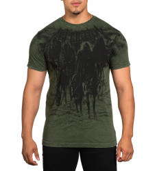 Футболка муж. Affliction BLACK NIGHT GREEN