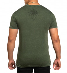 Футболка муж. Affliction BLACK NIGHT GREEN