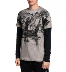 Лонгслив муж. Affliction RIVER STYX 2FER