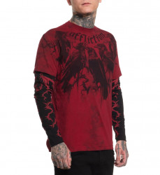 Лонгслив муж. Affliction CROWS L/S 2FER