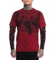Лонгслив муж. Affliction CROWS L/S 2FER