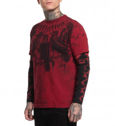 Лонгслив муж. Affliction CROWS L/S 2FER