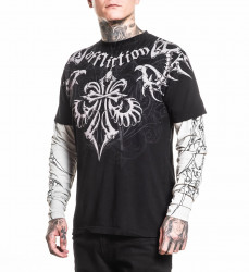 Лонгслив муж. Affliction SKELETON L/S 2FER